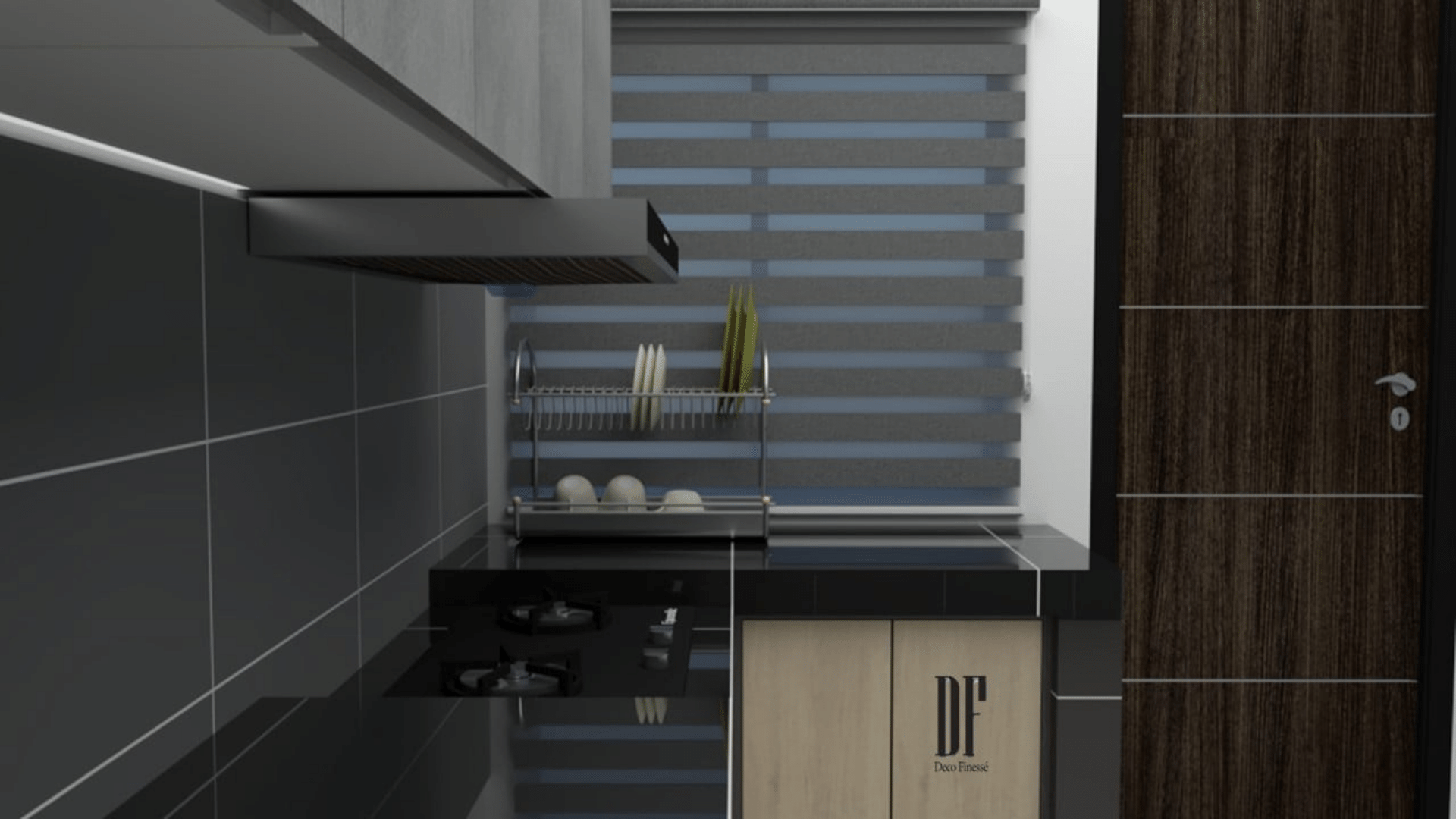 Wood Grey Kitchen Style